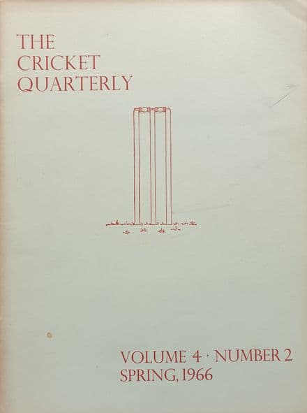 The Cricket Quarterly Vol 4 Num 2 (Spring 1966)
