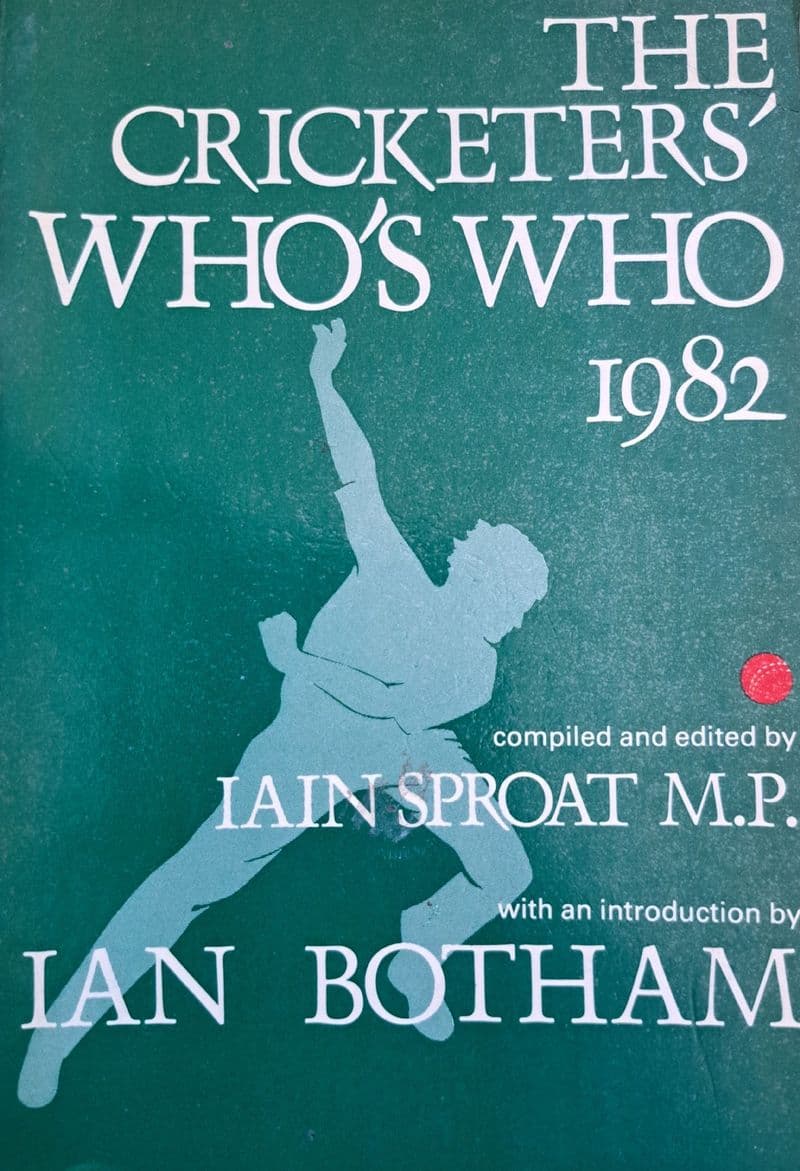 The Cricketer's Who's Who 1982 (SIGNED)