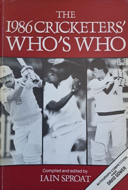 The Cricketer's Who's Who 1986
