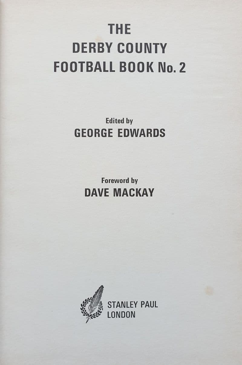 The Derby County Football Book No.2