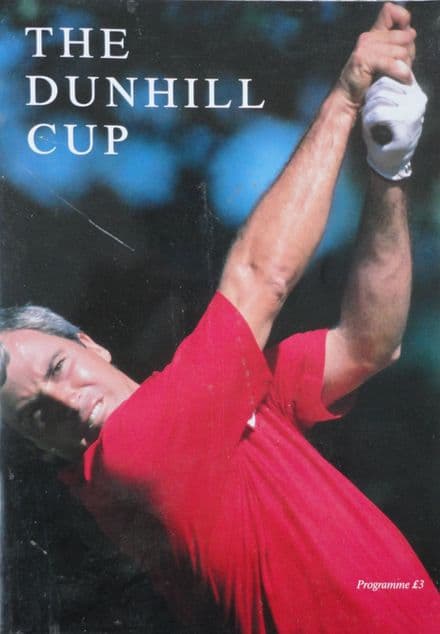The Dunhill Cup Programme 1989