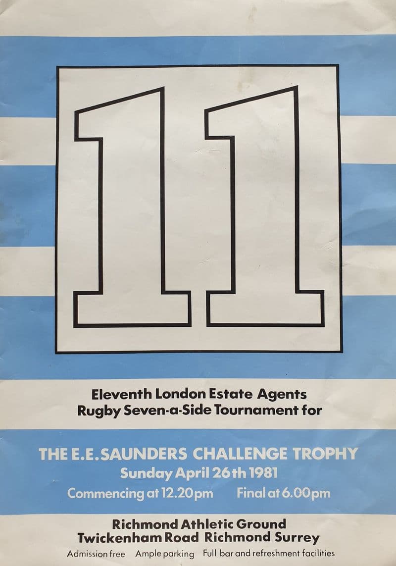 The EE Saunders Challenge Trophy (1981, Apr 26th)