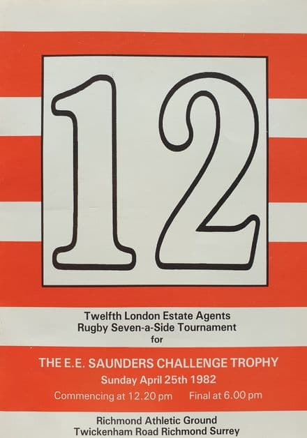 The EE Saunders Challenge Trophy (1982, Apr 25th)