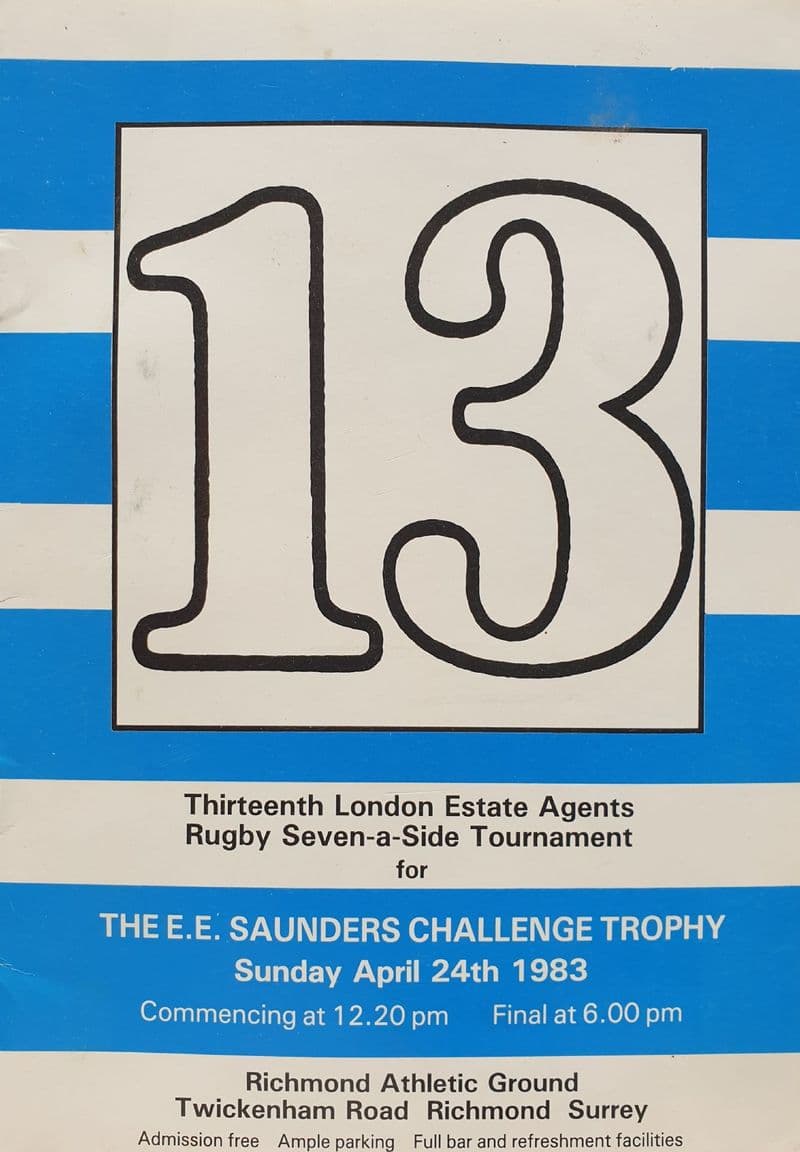 The EE Saunders Challenge Trophy (1983, Apr 24th)