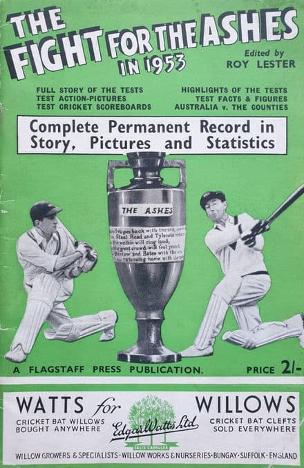 The Fight for the Ashes in 1953 ed by Roy Lister
