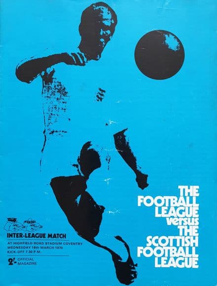 The Football League v The Scottish Football League (1970, Mar 18th)