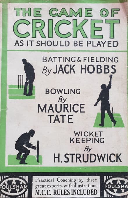 The Game of Cricket as it Should be Played