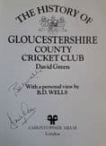 The History of Gloucestershire County Cricket Club by David Green (SIGNED)