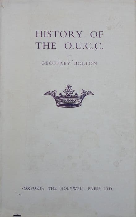 The History of the OUCC by Geoffrey Bolton