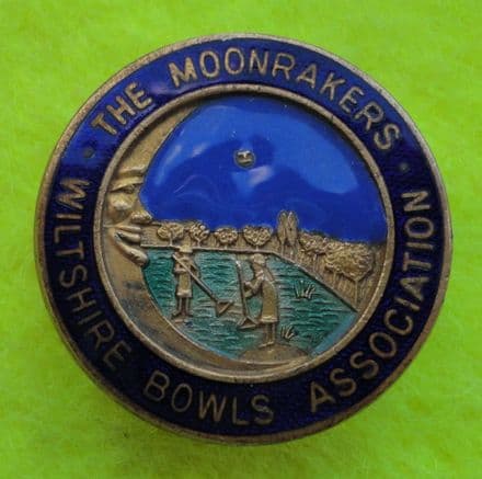 The Moonrakers Wiltshire CBA Enamel Pin Badge