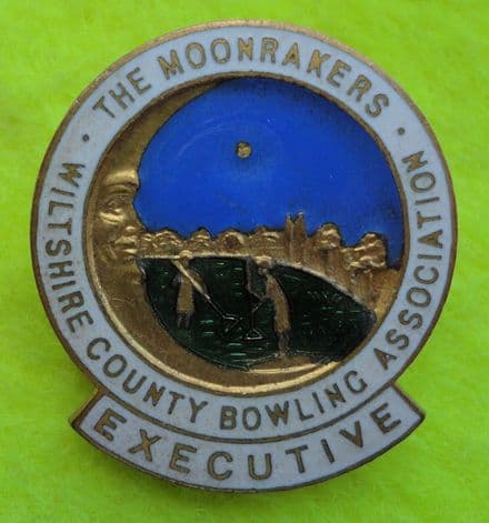 The Moonrakers Wiltshire CBA Exec (HW Miller) Enamel Pin Badge