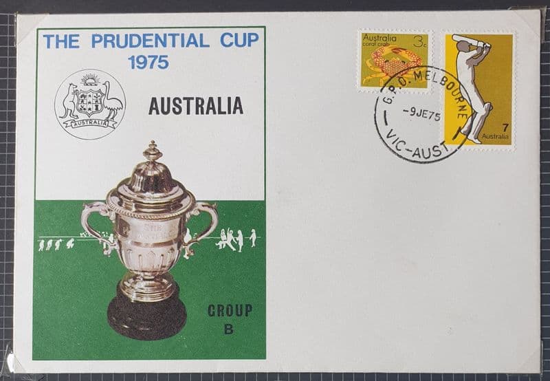 The Prudential Cup 1975, Australia FDC