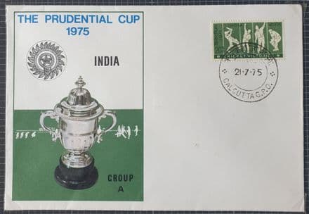 The Prudential Cup 1975, India FDC