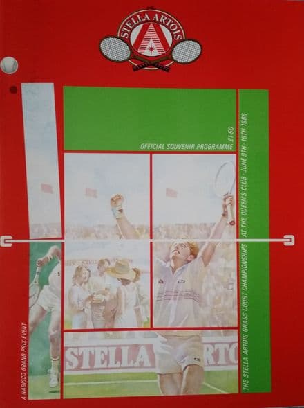 The Stella Artois Grass Court Championships Programme (1986, June 9th-15th)