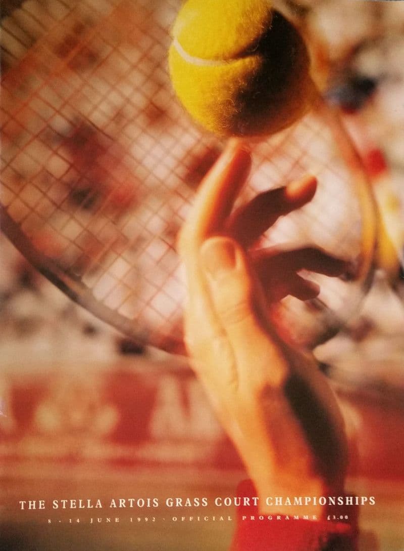 The Stella Artois Grass Court Championships Programme (1992, June 8th-14th)
