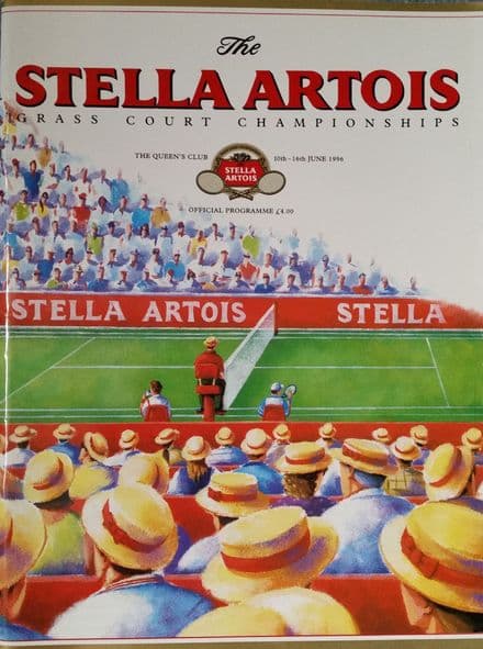 The Stella Artois Grass Court Championships Programme (1996, June 10th-16th)