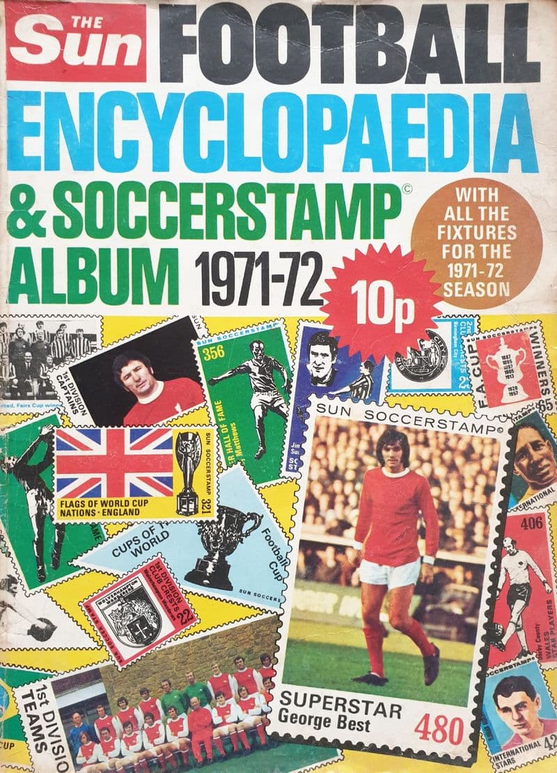 The Sun Soccer Stamp Album (1971-72) Empty