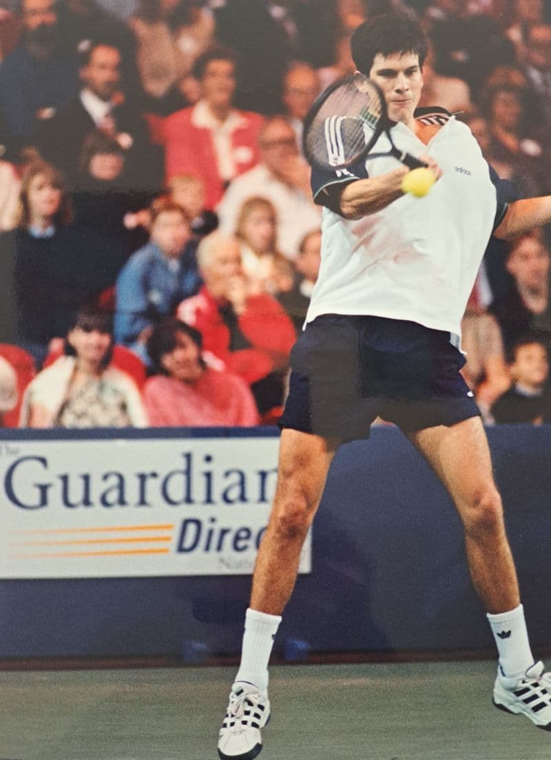 Tim Henman Coloured Press Photo (1996, Telford)