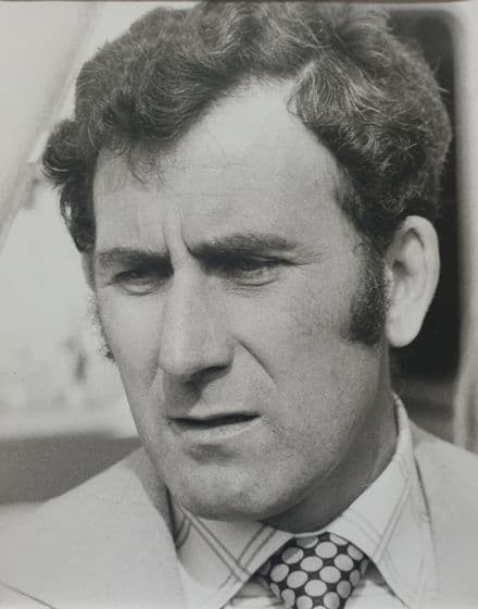 Tom McNab Black and White Press Photo