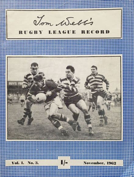Tom Webb's Rugby League Record Vol 1 No 3