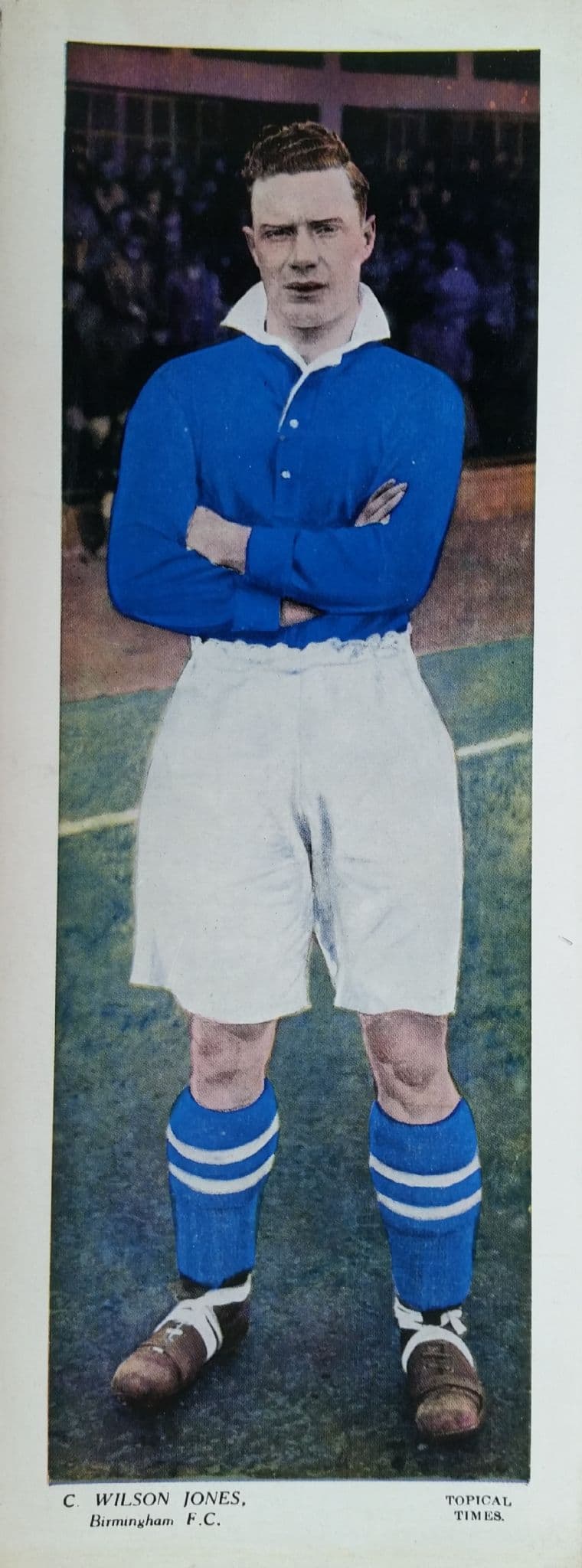 Topical Times Large Card, Charles Wilson Jones, Birmingham City (1936)