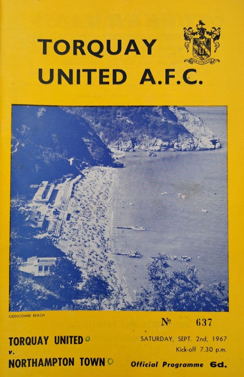 Torquay Utd v Northampton, Div 3 (1967, Sep 2nd) & FLR