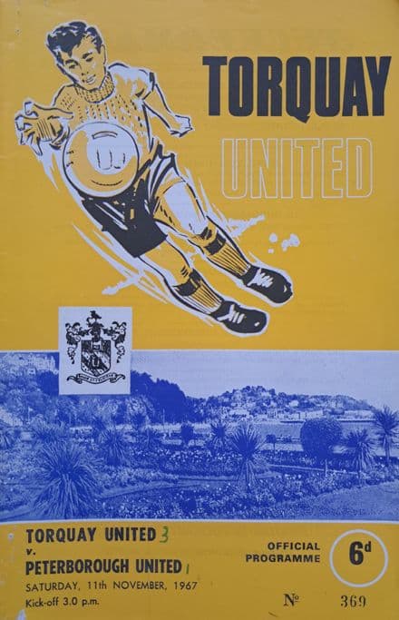 Torquay Utd v Peterborough, Div 3 (1967, Nov 11th)