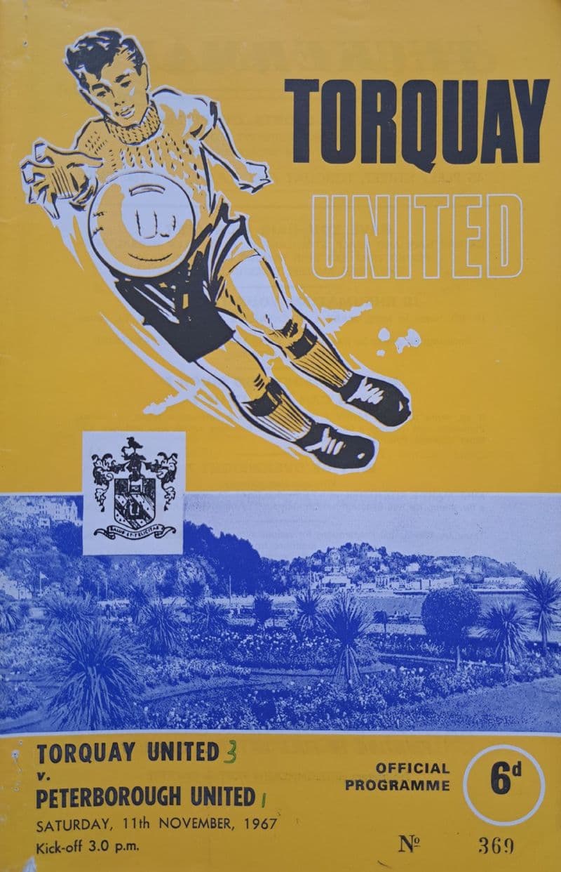 Torquay Utd v Peterborough, Div 3 (1967, Nov 11th)