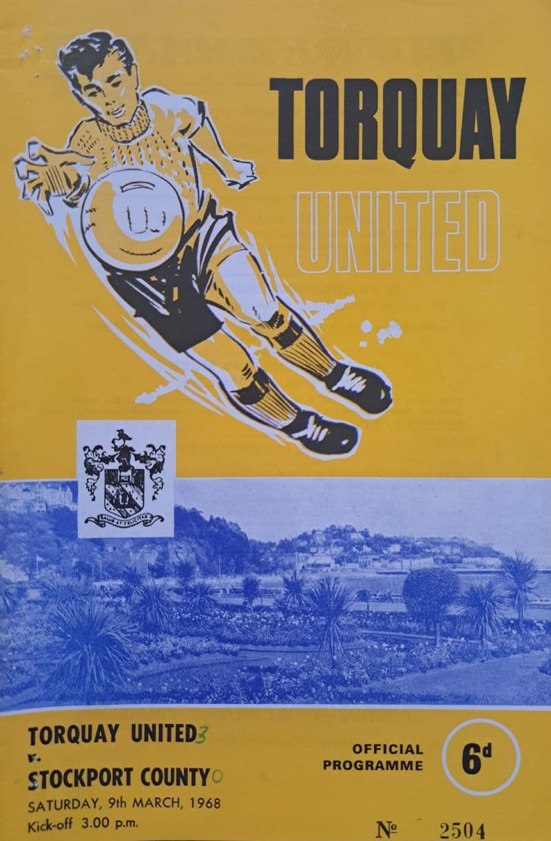 Torquay Utd v Stockport County, Div 3 (1968, Mar 9th)