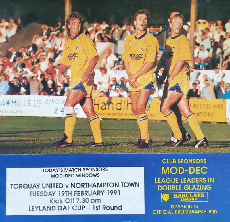 Torquay v Northampton, Leyland Daf (1991, Feb 19th)
