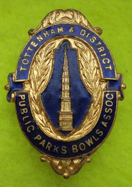 Tottenham & District (HW Miller Pre 1958) Enamel Pin Badge