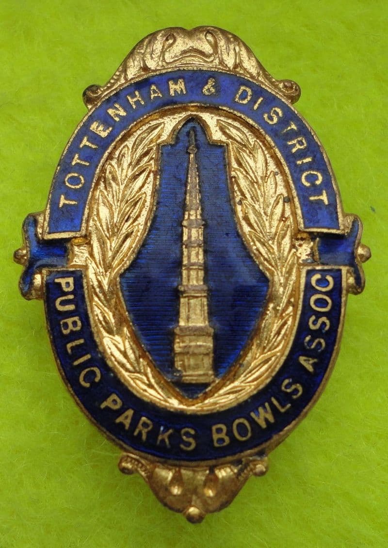 Tottenham & District (HW Miller Pre 1958) Enamel Pin Badge