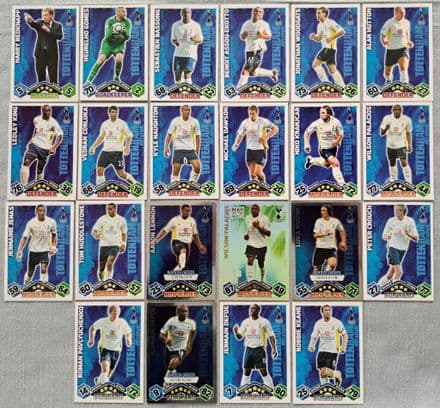 Tottenham Hotspur, Match Attax Cards x 22 (2009-10)