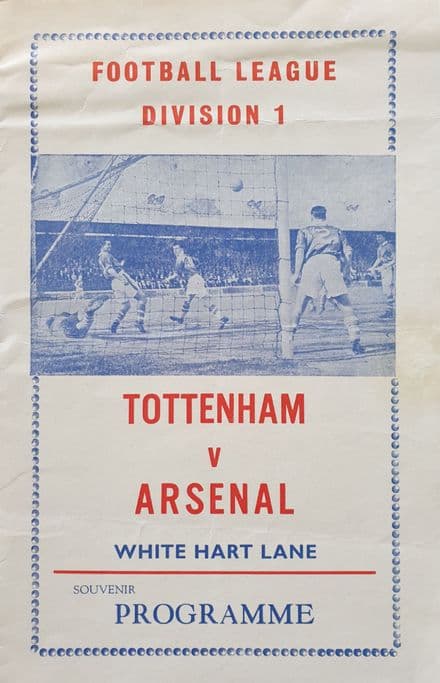 Tottenham Hotspur v Arsenal, Div 1 (1964, Oct 10th) Pirate Copy