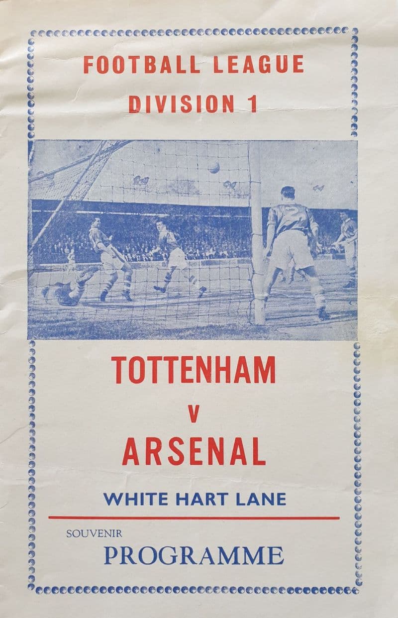 Tottenham Hotspur v Arsenal, Div 1 (1964, Oct 10th) Pirate Copy