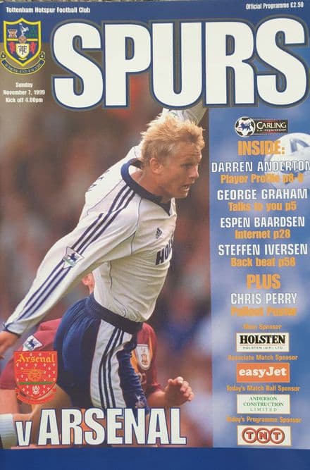 Tottenham Hotspur v Arsenal, Prem (1999, Nov 7th)