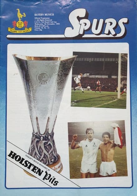 Tottenham Hotspur v Bayern Munich, UEFA Cup (1983, Dec 7)