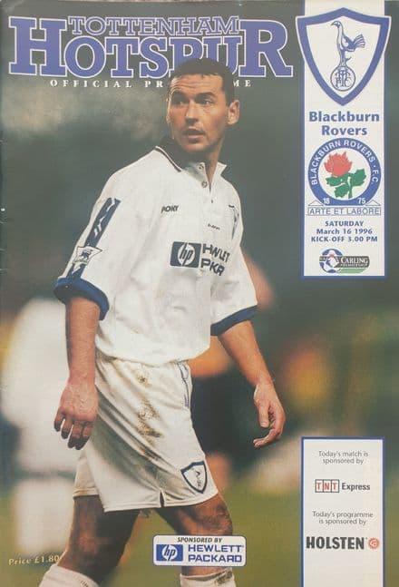 Tottenham Hotspur v Blackburn Rovers, Prem (1996, Mar 16th)