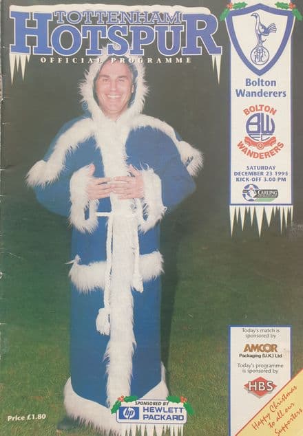 Tottenham Hotspur v Bolton, Prem (1995, Dec 23rd)