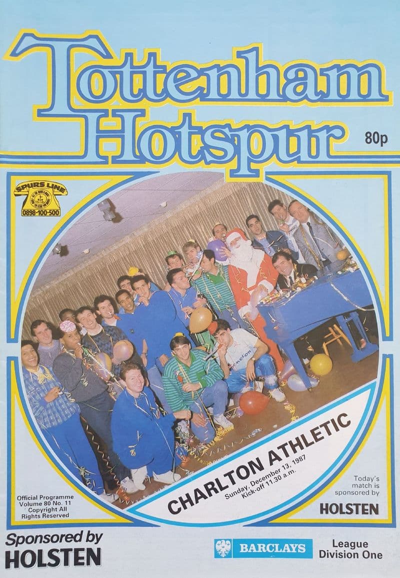 Tottenham Hotspur v Charlton, Div 1 (1987, Dec 13th)