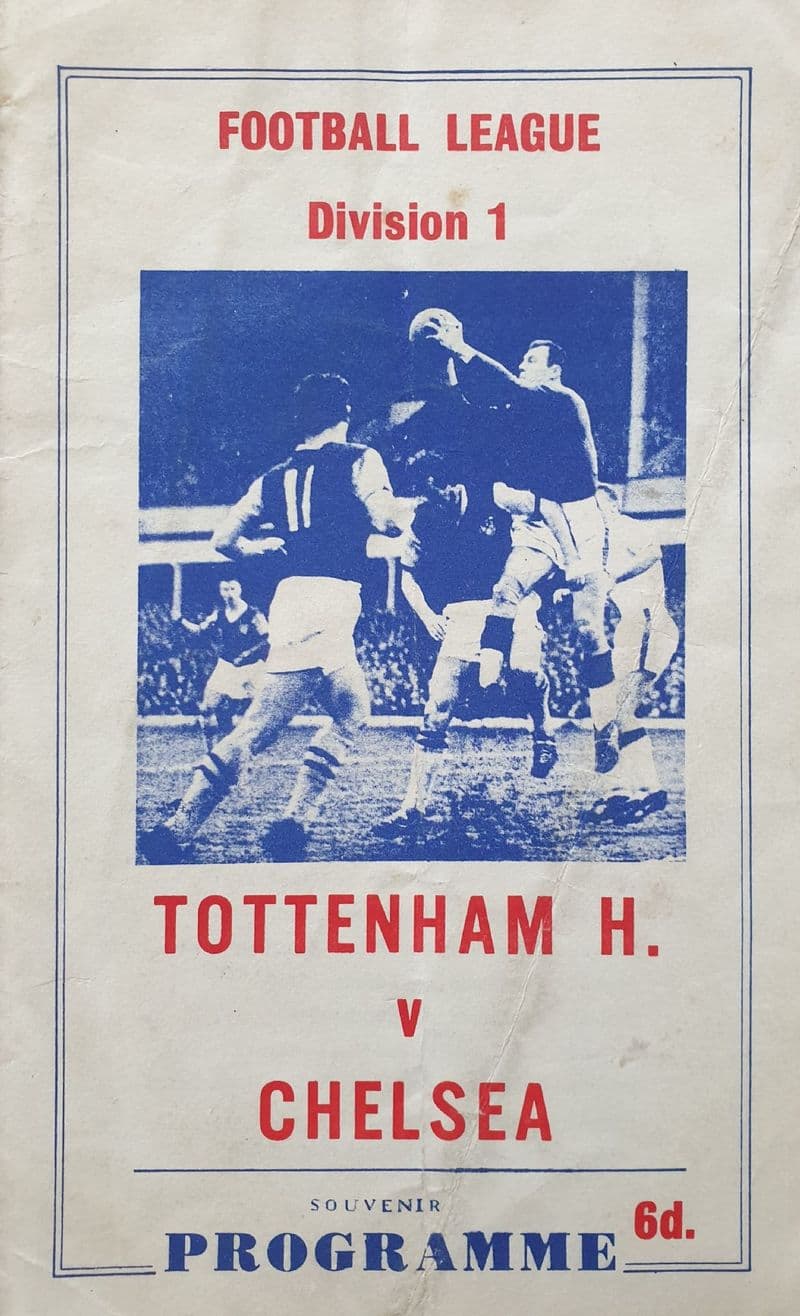 Tottenham Hotspur v Chelsea, Div 1 (1967, Mar 18th) Pirate Copy