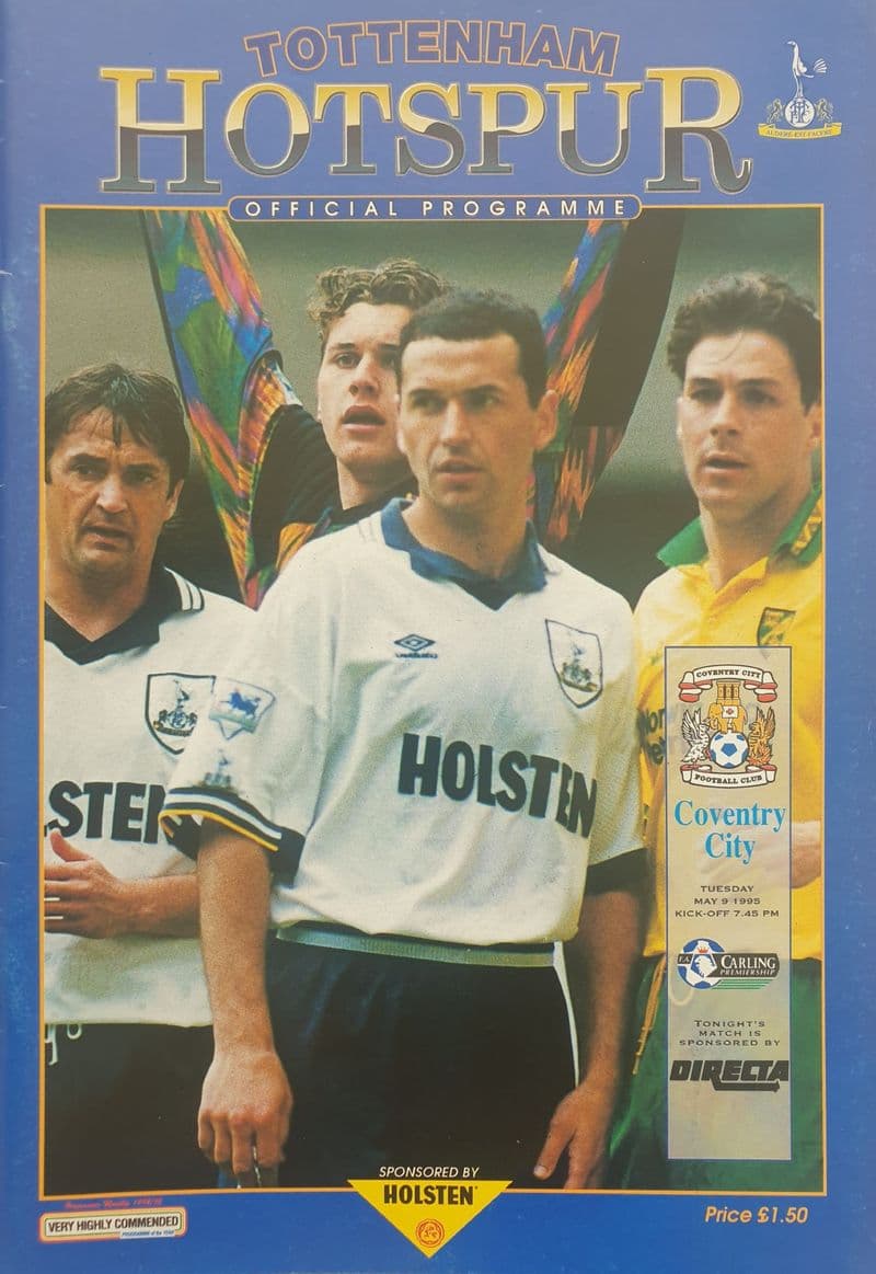 Tottenham Hotspur v Coventry, Prem (1995, May 9th)