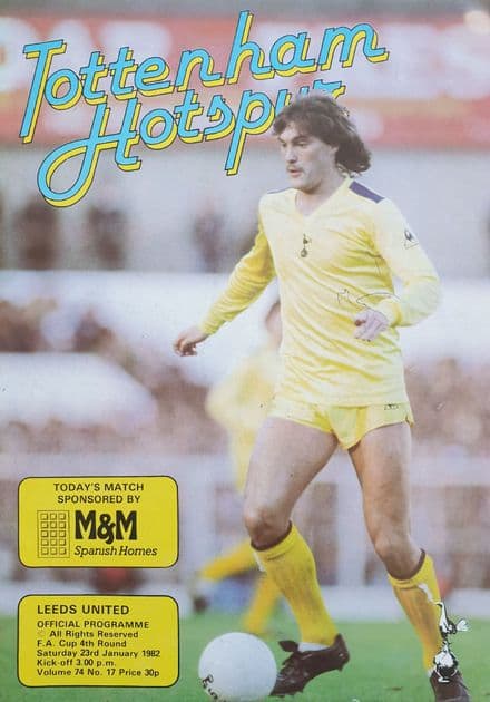 Tottenham Hotspur v Leeds, 4th Rnd (1982, Jan 23rd)