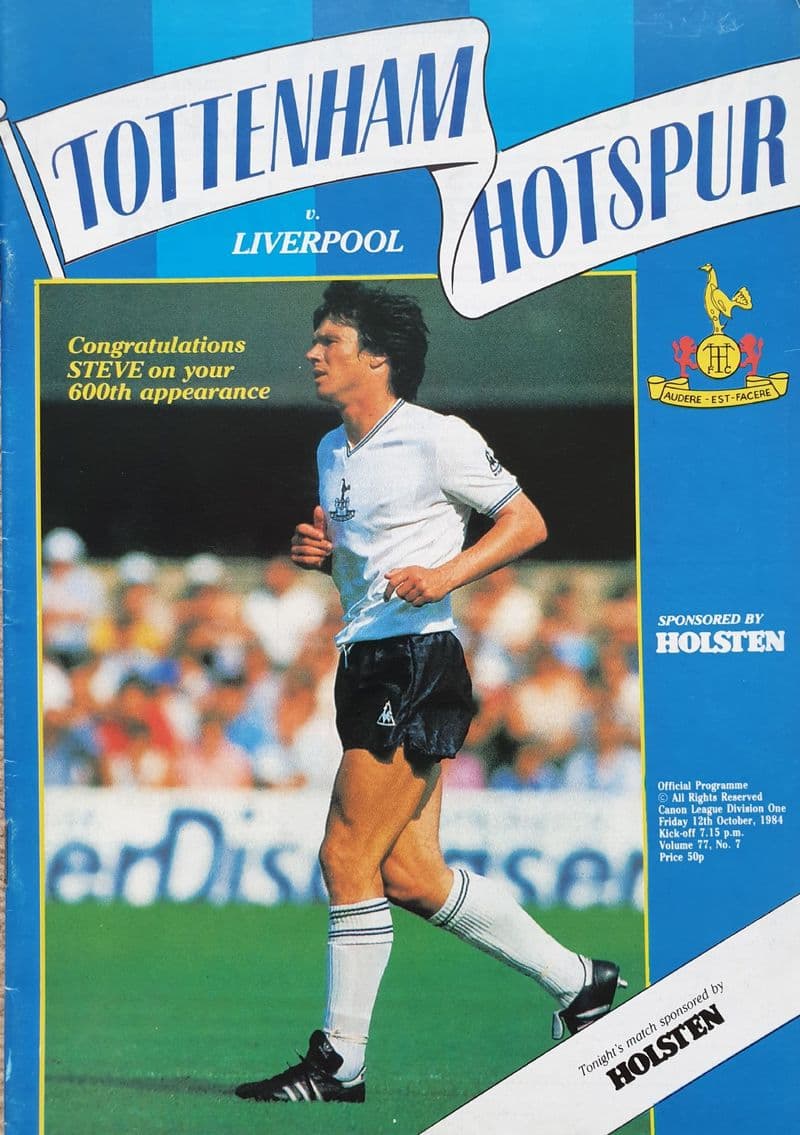 Tottenham Hotspur v Liverpool, Div 1 (1984, Oct 12th)