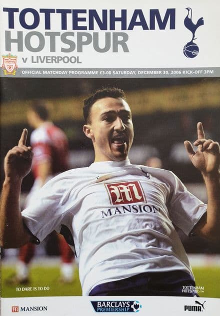 Tottenham Hotspur v Liverpool, Prem (2006, Dec 30th)