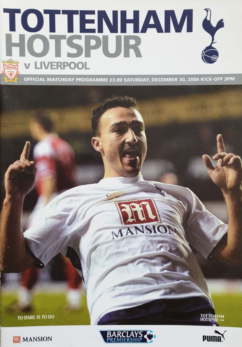 Tottenham Hotspur v Liverpool, Prem (2006, Dec 30th)