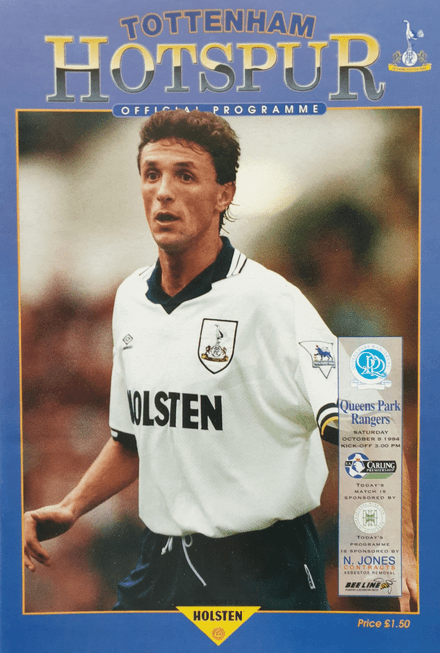 Tottenham Hotspur v QPR, Prem (1994, Oct 8th)