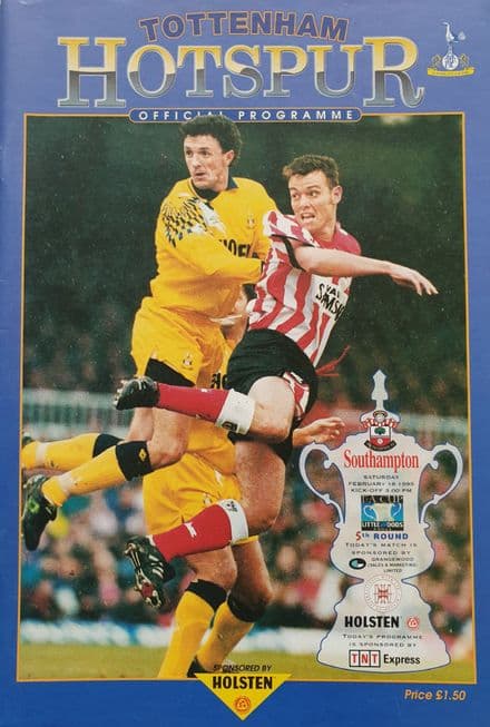 Tottenham Hotspur v Southampton, FA Cup (1995, Feb 18th)