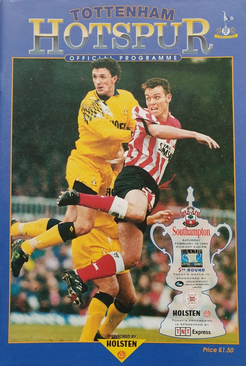 Tottenham Hotspur v Southampton, FA Cup (1995, Feb 18th)