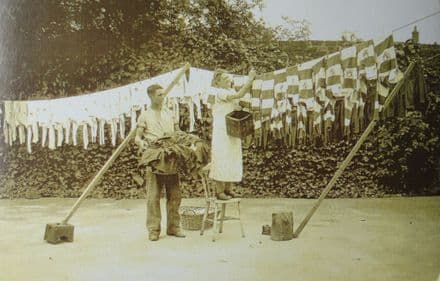 Tottenham Hotspurs' Washing Day Postcard